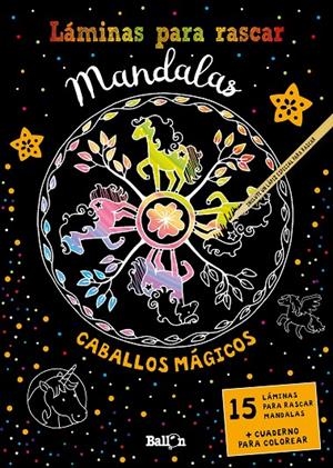LÁMINAS PARA RASCAR MANDALAS. CABALLOS MÁGICOS | 9789403213545 | BALLON | Galatea Llibres | Llibreria online de Reus, Tarragona | Comprar llibres en català i castellà online