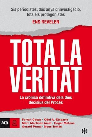 TOTA LA VERITAT | 9788417804183 | CASAS, FERRAN/A. ECHEART, ODEI/MARTÍNEZ, MARC/MATEOS, R | Galatea Llibres | Llibreria online de Reus, Tarragona | Comprar llibres en català i castellà online
