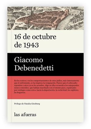 16 DE OCTUBRE DE 1943 | 9788494983764 | DEBENEDETTI, GIACOMO | Galatea Llibres | Librería online de Reus, Tarragona | Comprar libros en catalán y castellano online