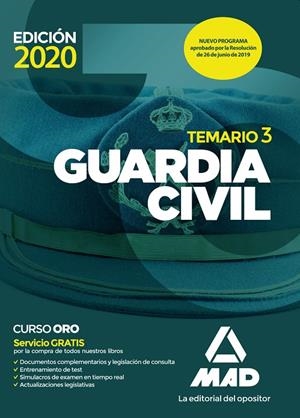 GUARDIA CIVIL TEMARIO 3 2020 | 9788414231630 | RODRÍGUEZ YERGO, ANTONIO/ALEJO FERNÁNDEZ, FRANCISCO/CEBRIAN ABELLÁN, AURELIO/RODRÍGUEZ GARCÍA, NATAL | Galatea Llibres | Llibreria online de Reus, Tarragona | Comprar llibres en català i castellà online