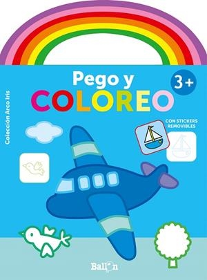 ARCO IRIS - PEGO Y COLOREO +3 AVIÓN | 9789403214467 | BALLON | Galatea Llibres | Llibreria online de Reus, Tarragona | Comprar llibres en català i castellà online