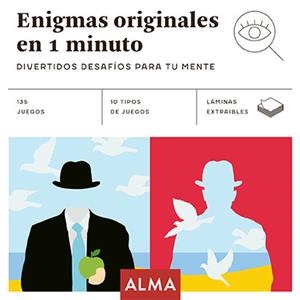 ENIGMAS ORIGINALES EN 1 MINUTO | 9788418008474 | Galatea Llibres | Librería online de Reus, Tarragona | Comprar libros en catalán y castellano online