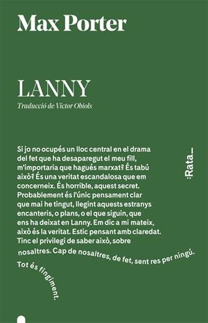 LANNY | 9788416738526 | PORTER, MAX | Galatea Llibres | Librería online de Reus, Tarragona | Comprar libros en catalán y castellano online