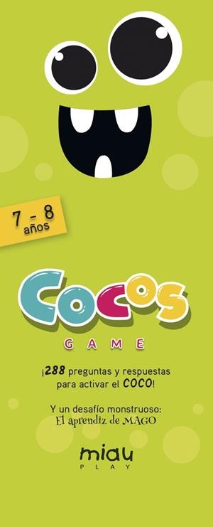 COCOS GAME 7-8 AÑOS | 9788416082216 | OROZCO, MARÍA JOSÉ/RAMOS, ÁNGEL MANUEL/RODRÍGUEZ, CARLOS MIGUEL/JIMÉNEZ DUARTE, LIDIA | Galatea Llibres | Llibreria online de Reus, Tarragona | Comprar llibres en català i castellà online
