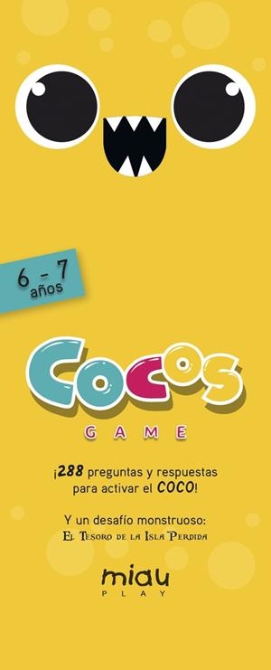 COCOS GAME 6-7 AÑOS | 9788416082209 | OROZCO, MARÍA JOSÉ/RAMOS, ÁNGEL MANUEL/RODRÍGUEZ, CARLOS MIGUEL | Galatea Llibres | Llibreria online de Reus, Tarragona | Comprar llibres en català i castellà online