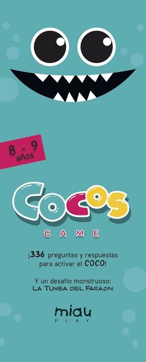 COCOS GAME 8-9 AÑOS | 9788416082223 | OROZCO, MARÍA JOSÉ/RAMOS, ÁNGEL MANUEL/RODRÍGUEZ, CARLOS MIGUEL | Galatea Llibres | Llibreria online de Reus, Tarragona | Comprar llibres en català i castellà online
