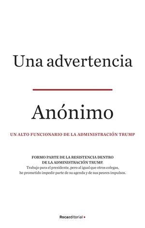 UNA ADVERTENCIA | 9788418249129 | ANÓNIMO | Galatea Llibres | Llibreria online de Reus, Tarragona | Comprar llibres en català i castellà online