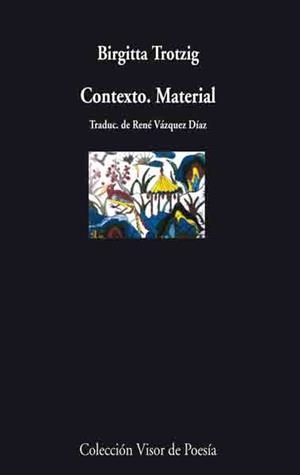 CONTEXTO. MATERIAL | 9788475225937 | TROTZIG, BIRGITTA | Galatea Llibres | Librería online de Reus, Tarragona | Comprar libros en catalán y castellano online