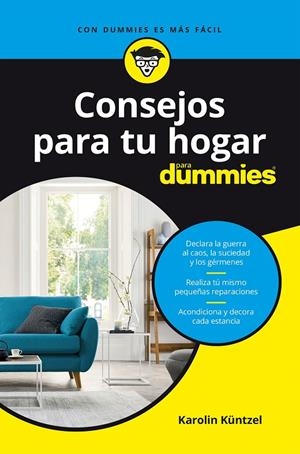 CONSEJOS PARA TU HOGAR PARA DUMMIES | 9788432905940 | KÜNTZEL, KAROLIN | Galatea Llibres | Librería online de Reus, Tarragona | Comprar libros en catalán y castellano online
