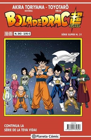 BOLA DE DRAC SERIE SUPER 31. VERMELLA 242 | 9788413410388 | TORIYAMA, AKIRA | Galatea Llibres | Librería online de Reus, Tarragona | Comprar libros en catalán y castellano online
