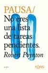 PAUSA | 9788418223037 | POYNTON, ROBERT | Galatea Llibres | Librería online de Reus, Tarragona | Comprar libros en catalán y castellano online