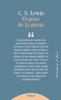 EL PESO DE LA GLORIA | 9788432148194 | LEWIS, C.S. | Galatea Llibres | Librería online de Reus, Tarragona | Comprar libros en catalán y castellano online
