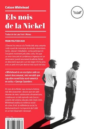 ELS NOIS DE LA NICKEL | 9788417339463 | WHITEHEAD, COLSON | Galatea Llibres | Librería online de Reus, Tarragona | Comprar libros en catalán y castellano online