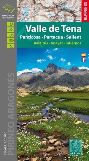 VALLE DE TENA 1:25.000 [CAS-FRA] -ALPINA | 9788480906357 | AA.VV. | Galatea Llibres | Llibreria online de Reus, Tarragona | Comprar llibres en català i castellà online