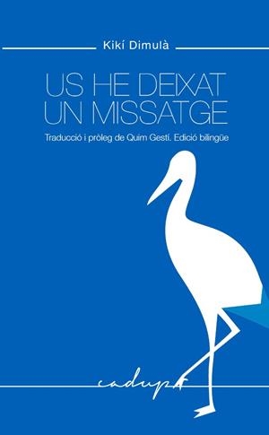 US HE DEIXAT UN MISSATGE | 9788412161045 | DIMOULA, KIKI | Galatea Llibres | Librería online de Reus, Tarragona | Comprar libros en catalán y castellano online