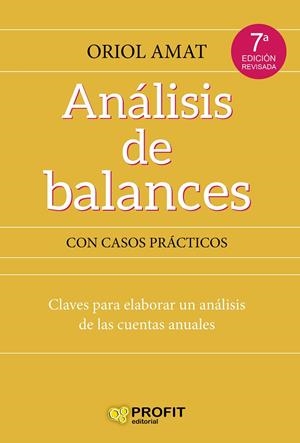 ANÁLISIS DE BALANCES | 9788417209575 | AMAT SALAS, ORIOL | Galatea Llibres | Librería online de Reus, Tarragona | Comprar libros en catalán y castellano online