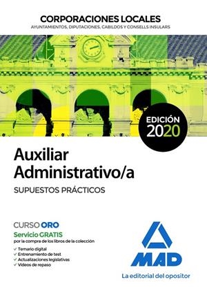 AUXILIAR ADMINISTRATIVO DE CORPORACIONES LOCALES. SUPUESTOS PRÁCTICOS | 9788414235102 | VV.AA. | Galatea Llibres | Llibreria online de Reus, Tarragona | Comprar llibres en català i castellà online