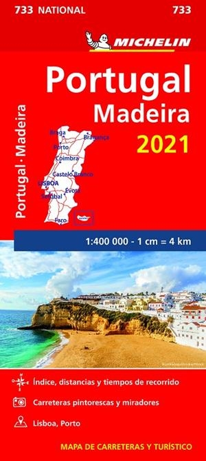 PORTUGAL -  MADEIRA 2021 MAPA MICHELIN | 9782067249547 | VARIOS AUTORES | Galatea Llibres | Librería online de Reus, Tarragona | Comprar libros en catalán y castellano online