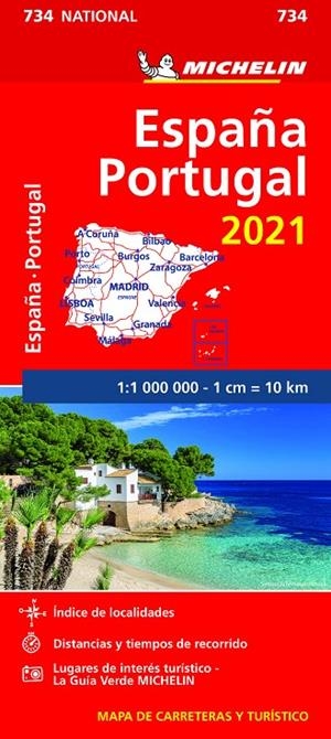 ESPAÑA -  PORTUGAL 2021 MAPA MICHELIN | 9782067249622 | MICHELIN | Galatea Llibres | Llibreria online de Reus, Tarragona | Comprar llibres en català i castellà online