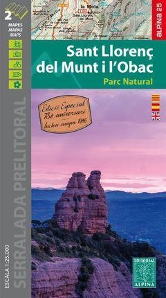 SANT LLORENÇ DEL MUNT I L'OBAC MAPA 1:25.000 | 9788480908573 | VV.AA. | Galatea Llibres | Llibreria online de Reus, Tarragona | Comprar llibres en català i castellà online
