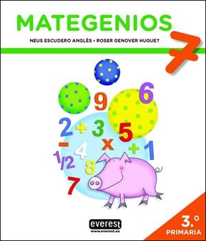 MATEGENIOS 7 | 9788428343787 | ESCUDERO ANGLÈS, NEUS/GENOVER HUGUET, ROSER | Galatea Llibres | Librería online de Reus, Tarragona | Comprar libros en catalán y castellano online