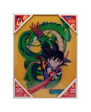 POSTER DE VIDRIO GOKU NIÑO Y DRAGON | 8435450225734 | Galatea Llibres | Llibreria online de Reus, Tarragona | Comprar llibres en català i castellà online