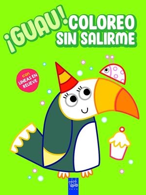 GUAU! COLOREO SIN SALIRME. VERDE | 9788408236153 | Galatea Llibres | Llibreria online de Reus, Tarragona | Comprar llibres en català i castellà online
