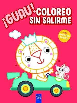 GUAU! COLOREO SIN SALIRME. ROJO | 9788408236146 | Galatea Llibres | Llibreria online de Reus, Tarragona | Comprar llibres en català i castellà online