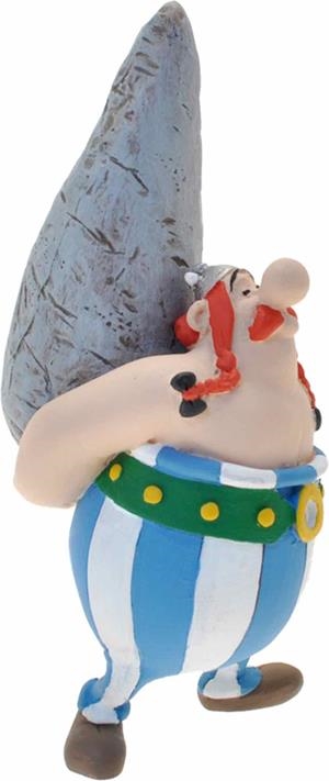 OBELIX AMB MENHIR FIGURA | 3521320605272 | Galatea Llibres | Librería online de Reus, Tarragona | Comprar libros en catalán y castellano online