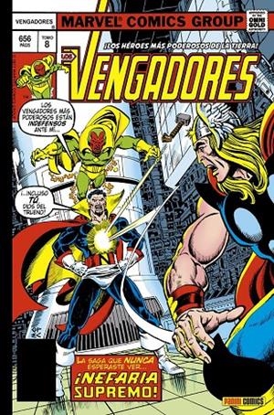 MARVEL GOLD. LOS VENGADORES 8 | 9788413349060 | SHOOTER, JIM/ BYRNE, JOHN/ PEREZ, GEORGE/ WENZEL, DAVID/ STARLIN, JIM/ VVAA | Galatea Llibres | Librería online de Reus, Tarragona | Comprar libros en catalán y castellano online