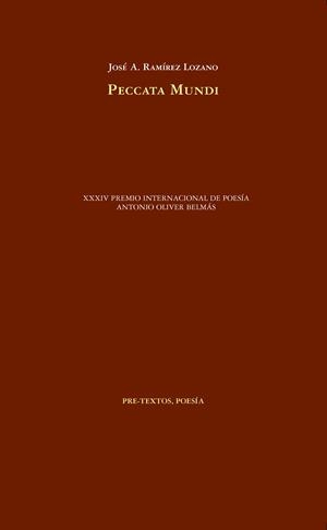PECCATA MUNDI | 9788418178641 | RAMÍREZ LOZANO, JOSÉ A. | Galatea Llibres | Librería online de Reus, Tarragona | Comprar libros en catalán y castellano online