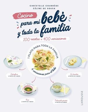 COCINO PARA MI BEBÉ Y TODA LA FAMILIA | 9788418100826 | COURRÈGE, CHRISTELLE/DE SOUSA, CÉLINA | Galatea Llibres | Librería online de Reus, Tarragona | Comprar libros en catalán y castellano online