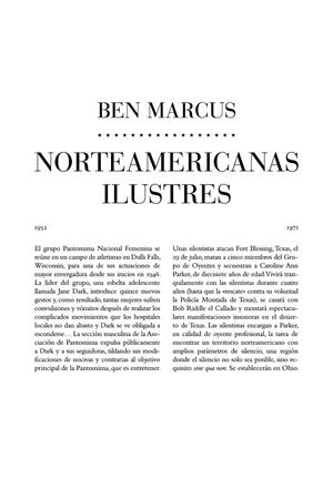 NORTEAMERICANAS ILUSTRES | 9788412315622 | MARCUS, BEN | Galatea Llibres | Librería online de Reus, Tarragona | Comprar libros en catalán y castellano online