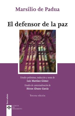 EL DEFENSOR DE LA PAZ | 9788430981588 | PADUA, MARSILIO DE | Galatea Llibres | Llibreria online de Reus, Tarragona | Comprar llibres en català i castellà online