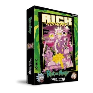 PUZLE RICK AND MORTY RETRO 1000 PIEZAS | 8435450247385 | Galatea Llibres | Librería online de Reus, Tarragona | Comprar libros en catalán y castellano online