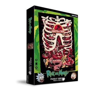 PUZLE RICK AND MORTY ANATOMY PARK 1000 PIEZAS | 8435450247354 | Galatea Llibres | Librería online de Reus, Tarragona | Comprar libros en catalán y castellano online