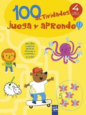 100 ACTIVIDADES JUEGA Y APRENDE 4 AÑOS | 9788408221418 | Galatea Llibres | Llibreria online de Reus, Tarragona | Comprar llibres en català i castellà online