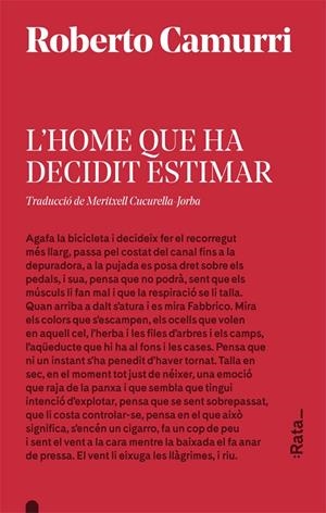 L'HOME QUE HA DECIDIT ESTIMAR | 9788416738533 | CAMURRI, ROBERTO | Galatea Llibres | Librería online de Reus, Tarragona | Comprar libros en catalán y castellano online