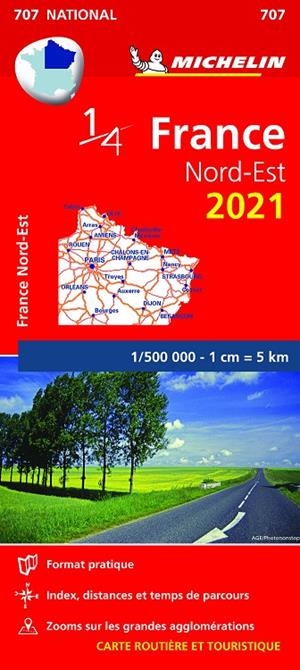 MAPA FRANCIA NORESTE 1:500.000 2021 | 9782067249042 | Galatea Llibres | Llibreria online de Reus, Tarragona | Comprar llibres en català i castellà online