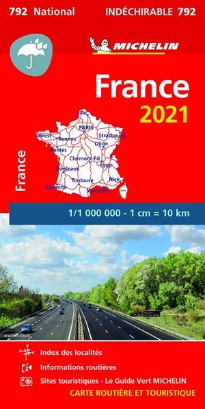 MAPA FRANCIA ALTA RESISTENCIA 1:1.000.000 2021 | 9782067249400 | Galatea Llibres | Llibreria online de Reus, Tarragona | Comprar llibres en català i castellà online