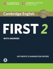 CAMBRIDGE ENGLISH FIRST 2 STUDENT'S BOOK WITH ANSWERS AND AUDIO | 9781316503560 | Galatea Llibres | Librería online de Reus, Tarragona | Comprar libros en catalán y castellano online