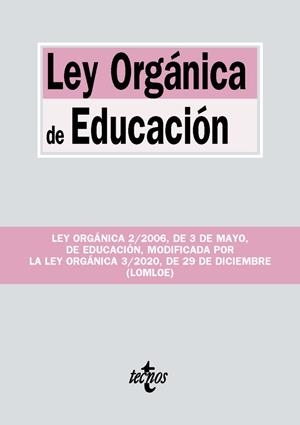 LEY ORGÁNICA DE EDUCACIÓN 3/2020 | 9788430982158 | Galatea Llibres | Llibreria online de Reus, Tarragona | Comprar llibres en català i castellà online