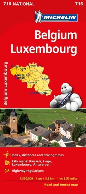 MAPA NACIONAL BÉLGICA LUXEMBURGO 1:350.000 | 9782067170698 | Galatea Llibres | Librería online de Reus, Tarragona | Comprar libros en catalán y castellano online