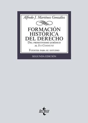 FORMACIÓN HISTÓRICA DEL DERECHO | 9788430983759 | MARTÍNEZ GONZÁLEZ, ALFREDO JOSÉ | Galatea Llibres | Llibreria online de Reus, Tarragona | Comprar llibres en català i castellà online