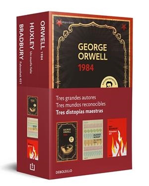DISTOPÍAS MAESTRAS (PACK 1984 | UN MUNDO FELIZ DE HUXLEY | FAHRENHEIT) | 9788466359542 | VV.AA. | Galatea Llibres | Librería online de Reus, Tarragona | Comprar libros en catalán y castellano online