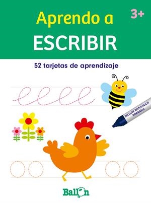 APRENDO A ESCRIBIR-TARJETAS BORRABLES | 9789403225760 | BALLON | Galatea Llibres | Librería online de Reus, Tarragona | Comprar libros en catalán y castellano online