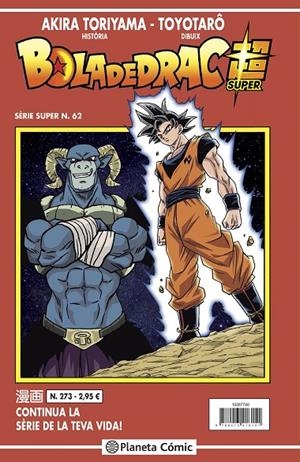 BOLA DE DRAC SÈRIE SUPER 62. VERMELLA 273 | 9788413417394 | TORIYAMA, AKIRA/TOYOTARÔ | Galatea Llibres | Librería online de Reus, Tarragona | Comprar libros en catalán y castellano online