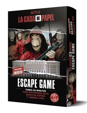 LA CASA DE PAPEL. ESCAPE GAME. OBJETIVO: LIBERAR A RÍO | 9788418100925 | TRENTI, NICOLAS | Galatea Llibres | Librería online de Reus, Tarragona | Comprar libros en catalán y castellano online