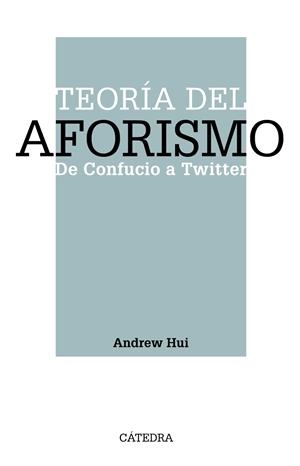 TEORÍA DEL AFORISMO | 9788437643380 | HUI, ANDREW | Galatea Llibres | Llibreria online de Reus, Tarragona | Comprar llibres en català i castellà online