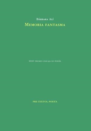 MEMORIA FANTASMA | 9788418935176 | ALÍ, BÁRBARA | Galatea Llibres | Llibreria online de Reus, Tarragona | Comprar llibres en català i castellà online